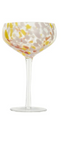 10 oz. Blown Stemmed Confetti Champagne/Coupe Glass, 4 Styles - A. Dodson's