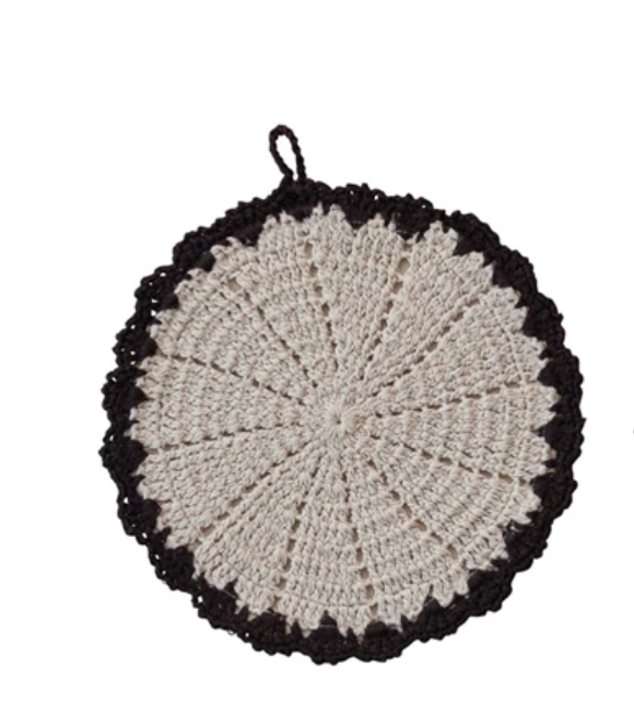 Cotton Crocheted Pot Holder, 4 Styles - A. Dodson's