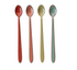 Enameled Stainless Steel Cocktail Spoons w/ Colored Edge, 4 Colors, 4 Styles - A. Dodson's