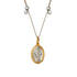 Higher Power Mother Mary Necklace - Two-Tone on Silver by &Livy - A. Dodson's