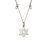 Higher Power Star of David Necklace - Silver on Silver by &Livy - A. Dodson's