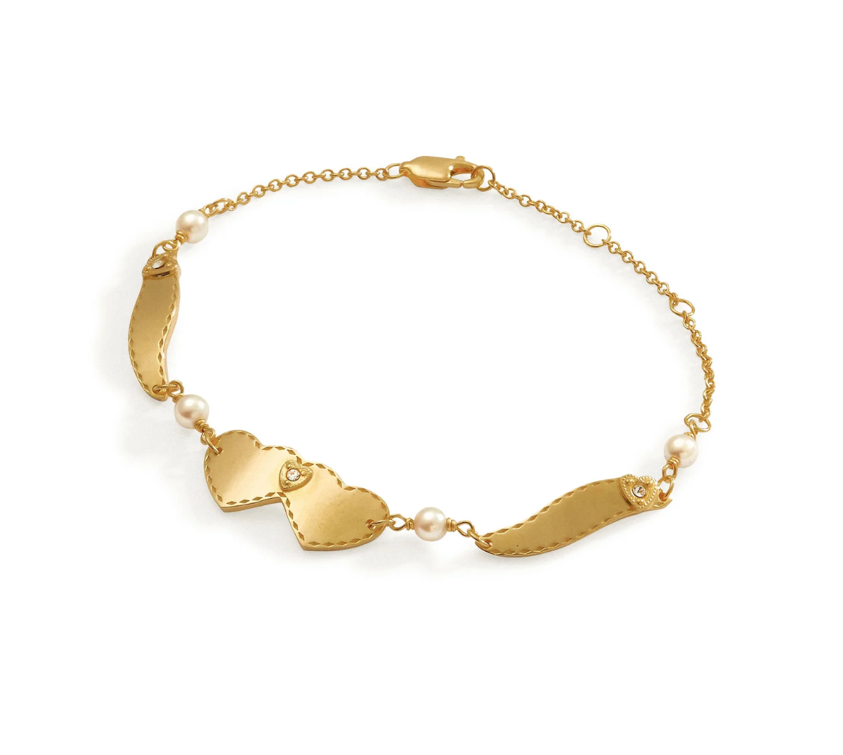 Wings of Love Bracelet - Gold by &Livy - A. Dodson's