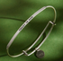 Posy - Trust In God Bangle - Antique Silver Finish by &Livy - A. Dodson's