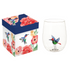 17oz. Stemless Figurine Glass w/ Gift Box, Hummingbird - A. Dodson's