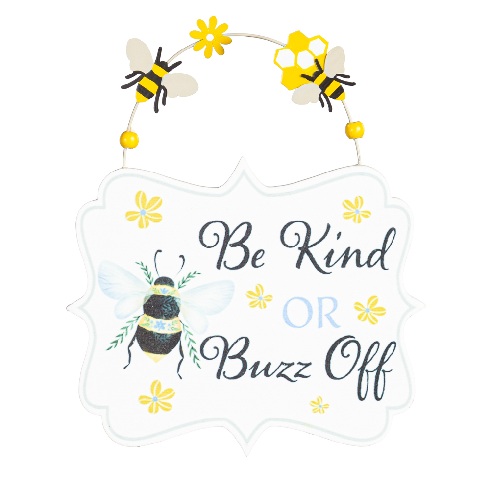 Wood Bee Sign - 6 Styles - A. Dodson's