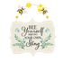 Wood Bee Sign - 6 Styles - A. Dodson's