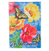 Bright Yellow Poppy Suede Garden Flag - A. Dodson's