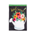 Watering Can Welcome Burlap Garden Flag - A. Dodson's