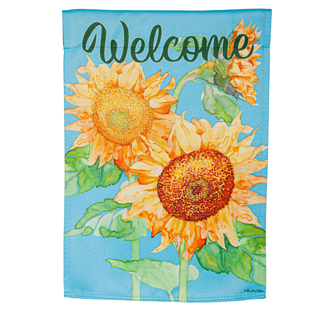 Sunflowers Suede Garden Flag - A. Dodson's