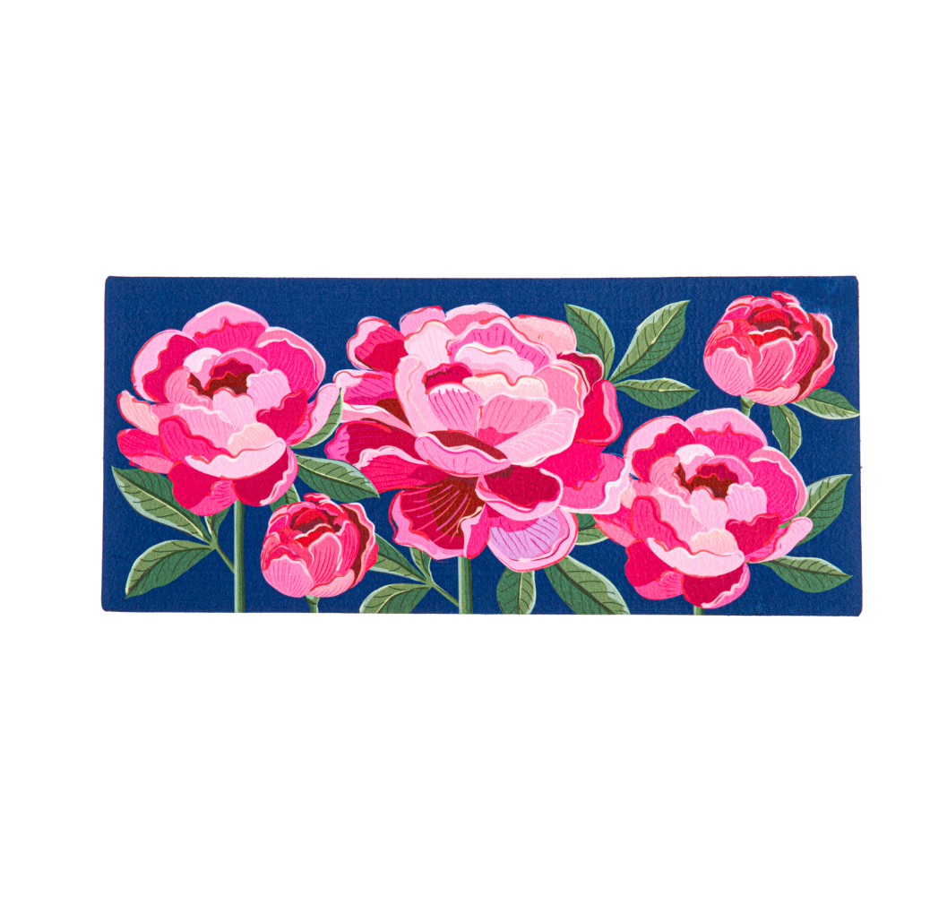 Peony Garden Welcome Sassafras Switch Mat - A. Dodson's