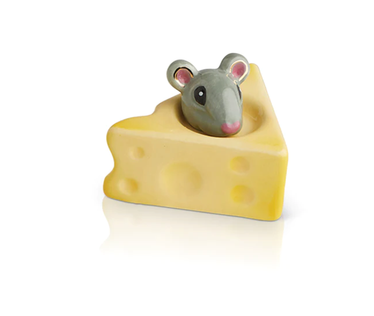 NORA FLEMING CHEESE PLEASE MOUSE & CHEESE MINI A223 - A. Dodson's