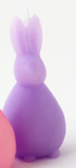 Bunny Candle, 6 Colors, 5.75"