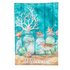 Beach Mason Jar Moire Garden Flag - A. Dodson's