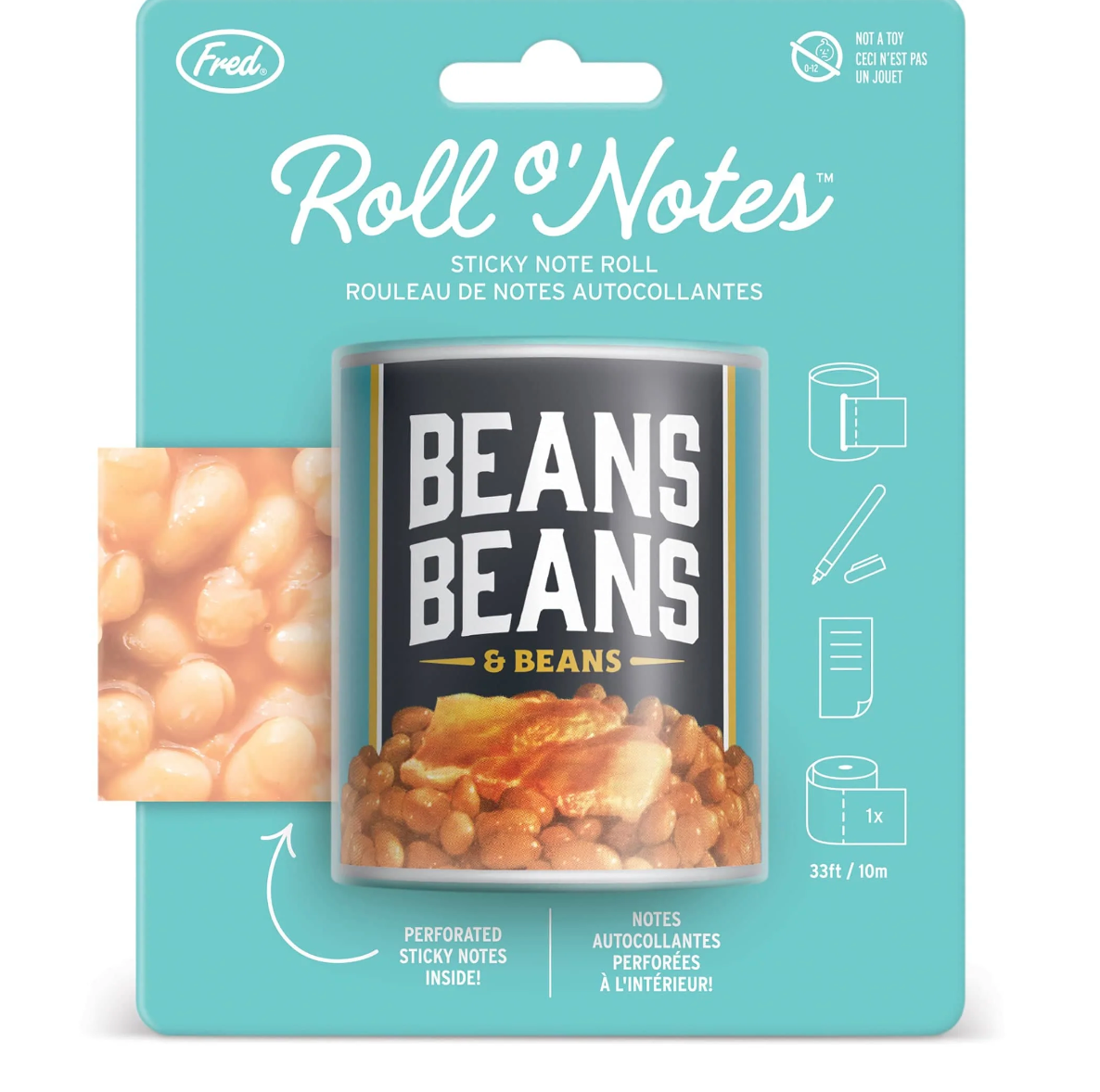 ROLL O' NOTES STICKY NOTE ROLL- BEANS - A. Dodson's