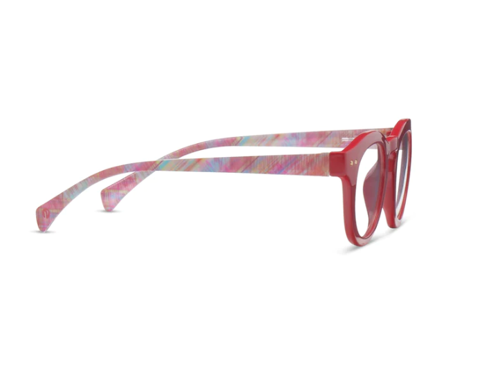 PEEPERS CLOVER BLUE LIGHT READERS - RED PLAID - A. Dodson's