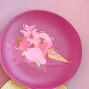 Patisserie Plate, 12 Asst, Melamine, 6"