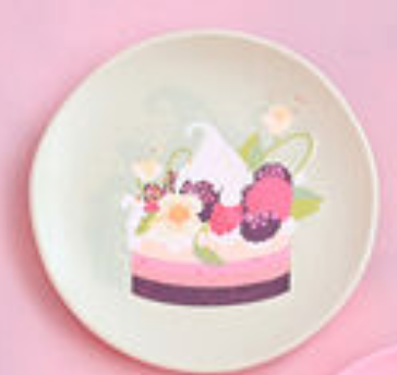 Patisserie Plate, 12 Asst, Melamine, 6"