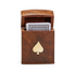 WOOD CRAFTED PLAYING CARD SET IN WOODEN BOX - A. Dodson's