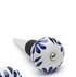 Blue & White Hand-Painted Bottle Stopper - 6 Styles - A. Dodson's