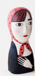 Hand Painted Papermache Bust, 4 Asst, 11" - 13.5"