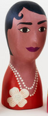 Hand Painted Papermache Bust, 4 Asst, 11" - 13.5"