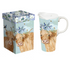 Ceramic Perfect Travel Cup, 17oz., w/ Gift Box, Brown Cows - A. Dodson's