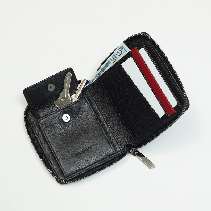 Hammitt 5 North Wallet in Black/Gunmetal - A. Dodson's