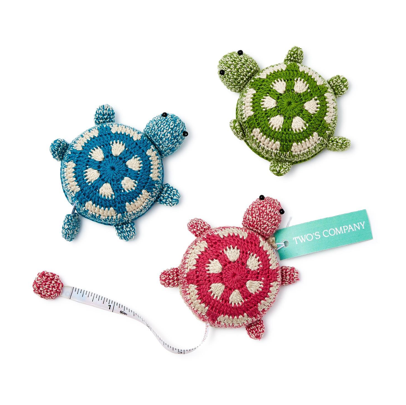 Crotchet Knit Turtle Measuring Tape - 3 Colors - A. Dodson's