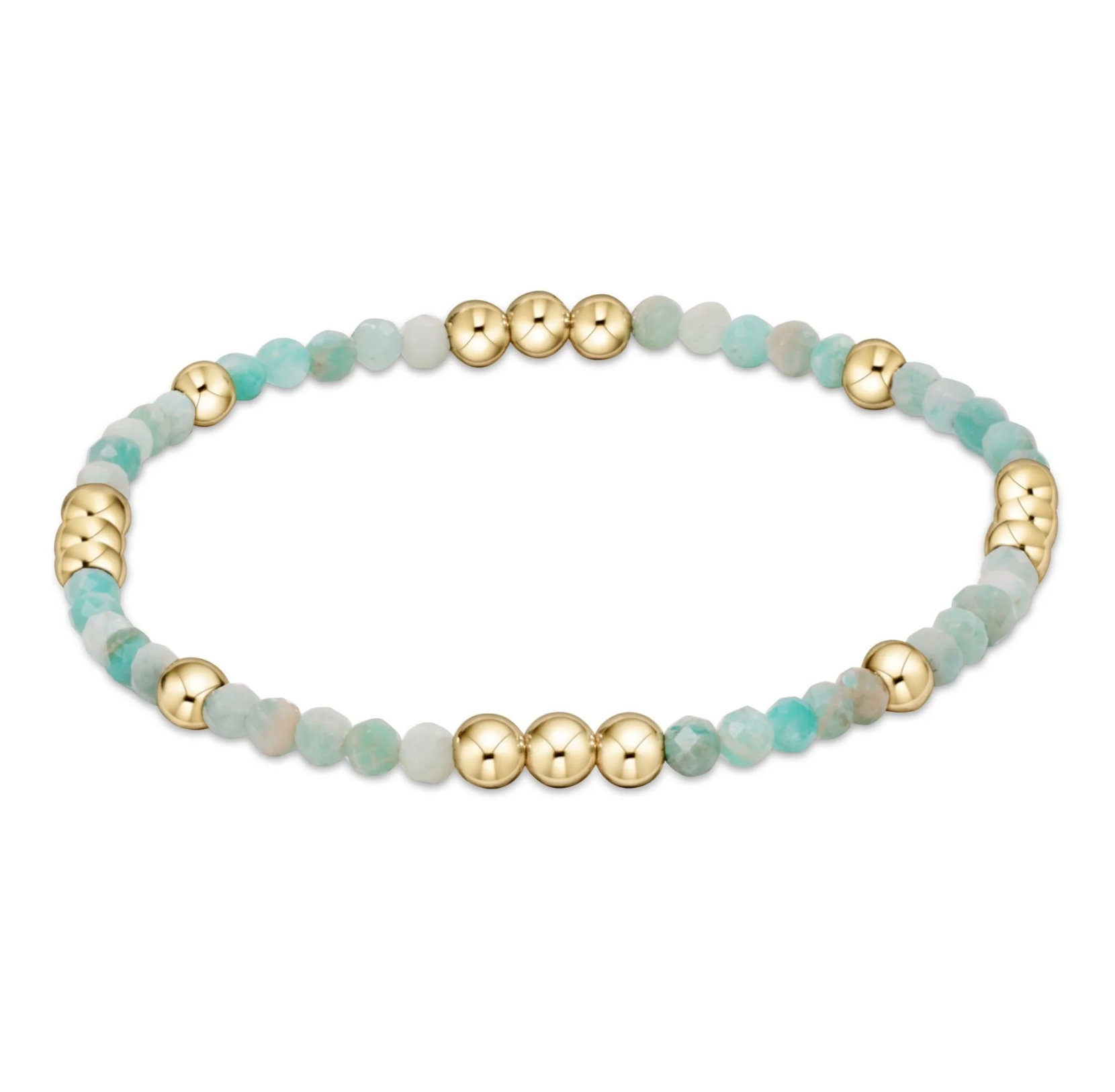 worthy pattern 3mm bead bracelet - amazonite by enewton - A. Dodson's