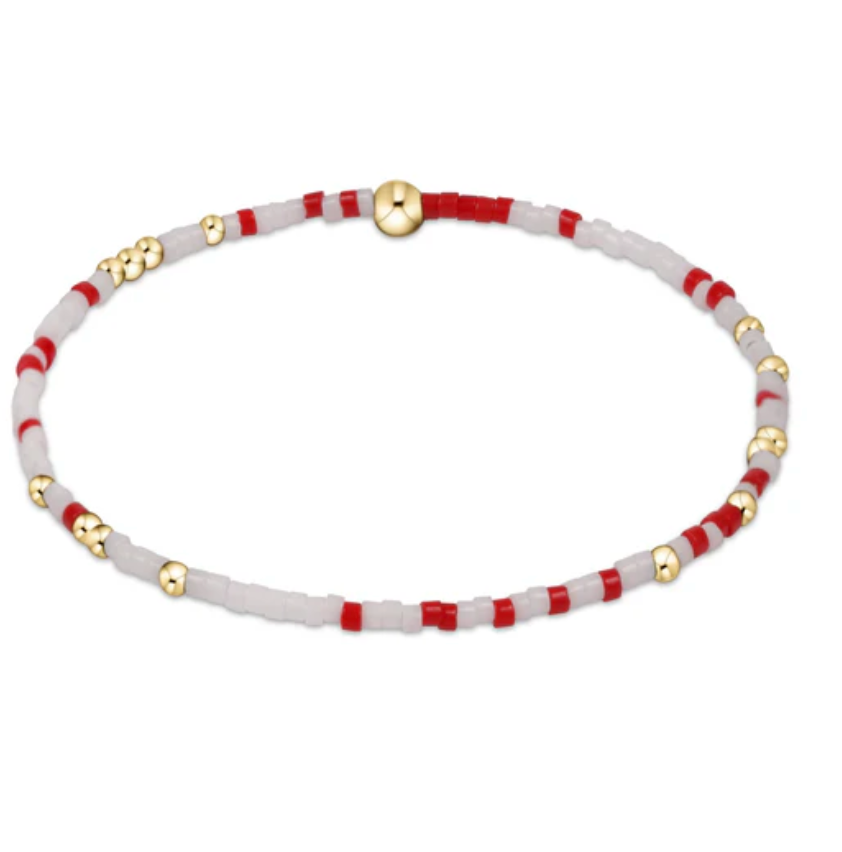 gameday hope unwritten bracelet -bright red and white by enewton - A. Dodson's