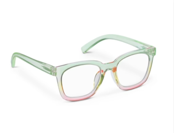 PEEPERS CLEAR HORIZON BLUE LIGHT READERS - MINT/PINK - A. Dodson's