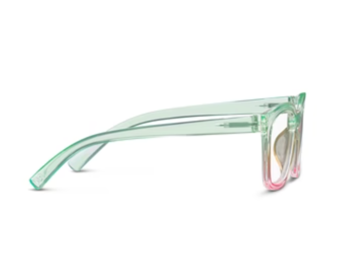 PEEPERS CLEAR HORIZON BLUE LIGHT READERS - MINT/PINK - A. Dodson's