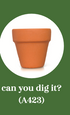 NEW 2025 NORA FLEMING CAN YOU DIG IT FLOWER POT MINI A423