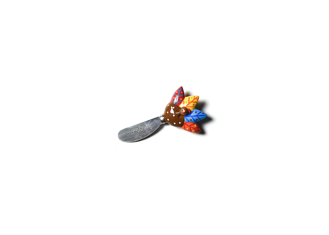 HAPPY EVERYTHING EMBELLISHMENT TURKEY APPETIZER SPREADER - A. Dodson's