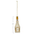 Glass Champagne Bottle Ornament - A. Dodson's