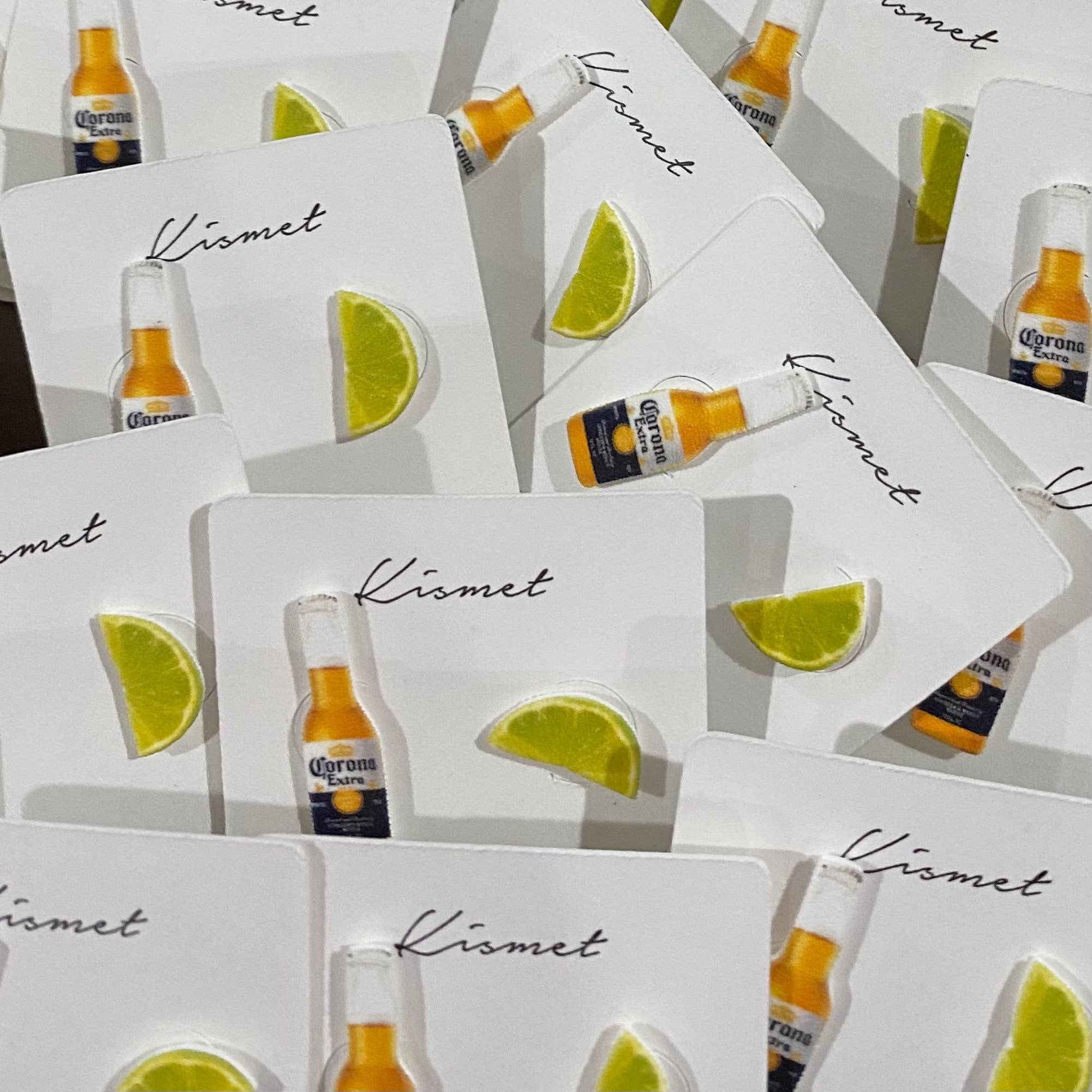 Beer + Lime Stud Earrings