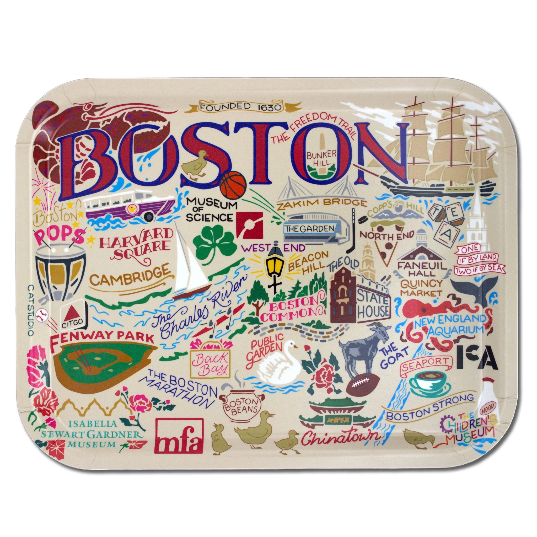 Boston Birchwood Tray BY CATSTUDIO - A. Dodson's