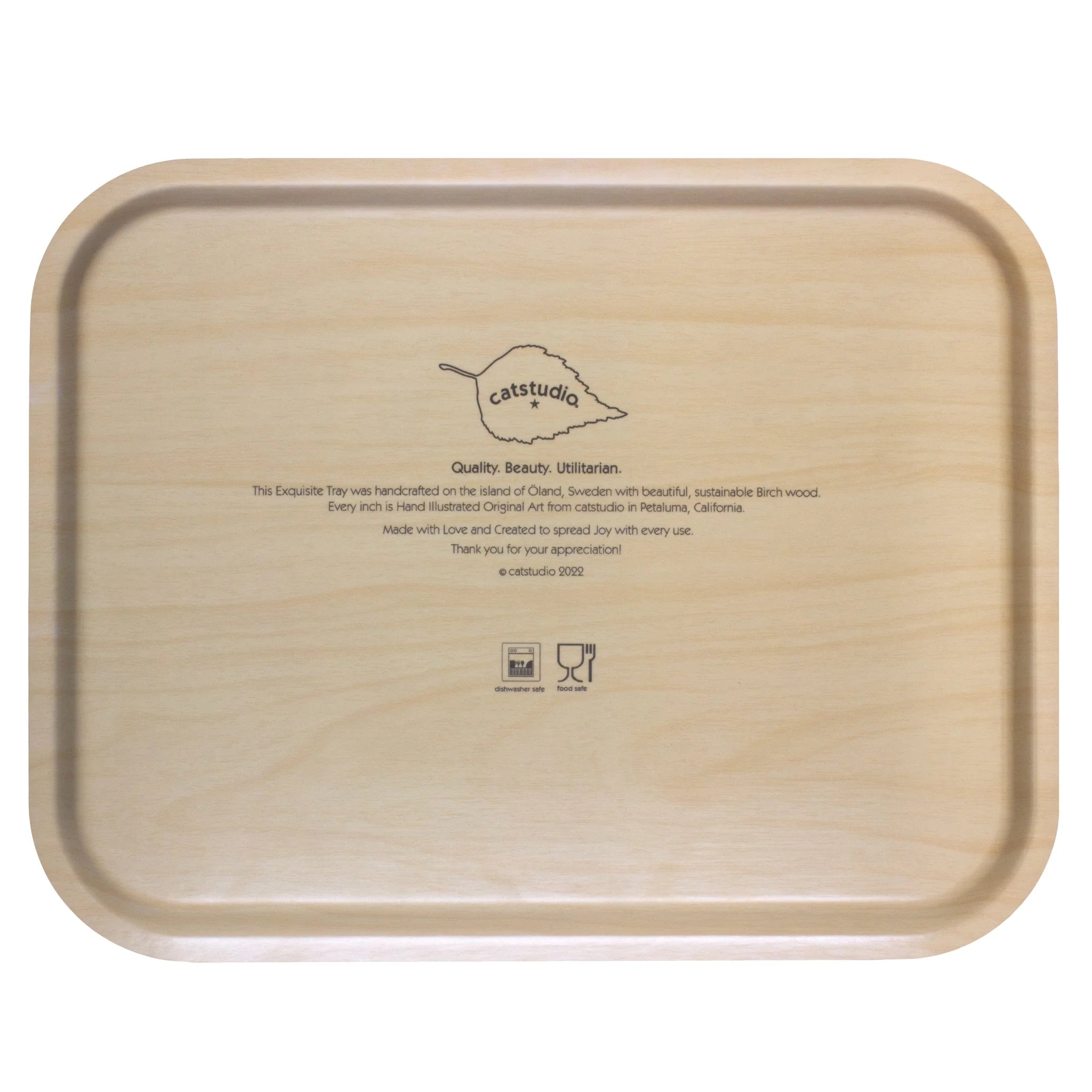 Boston Birchwood Tray BY CATSTUDIO - A. Dodson's