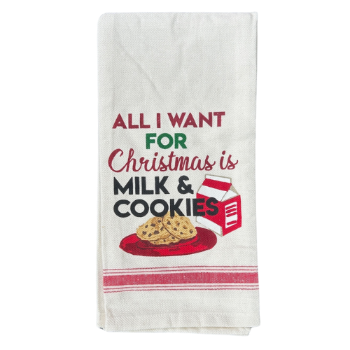 Milk & Cookies Hand Towel - A. Dodson's