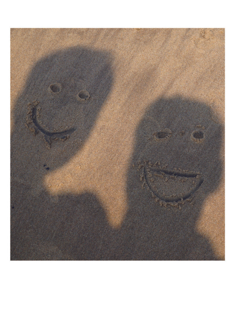 FACE SHADOWS IN SAND CARD - A. Dodson's