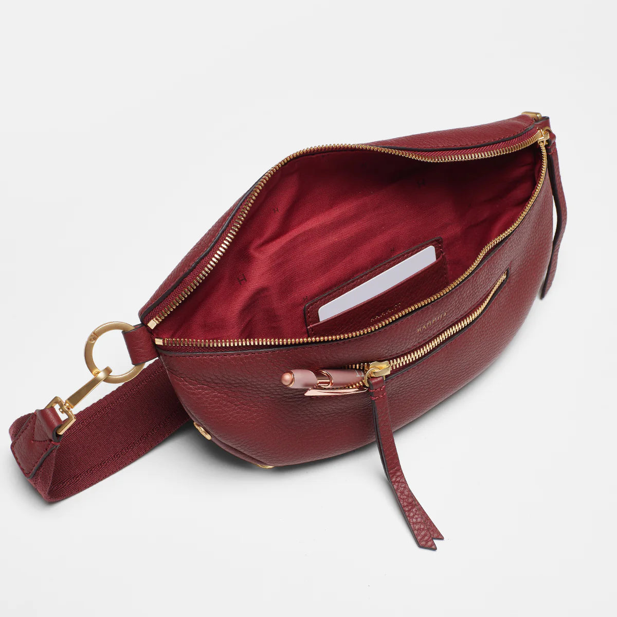 Hammitt Charles Leather Belt Bag in Pomodoro Red - A. Dodson's