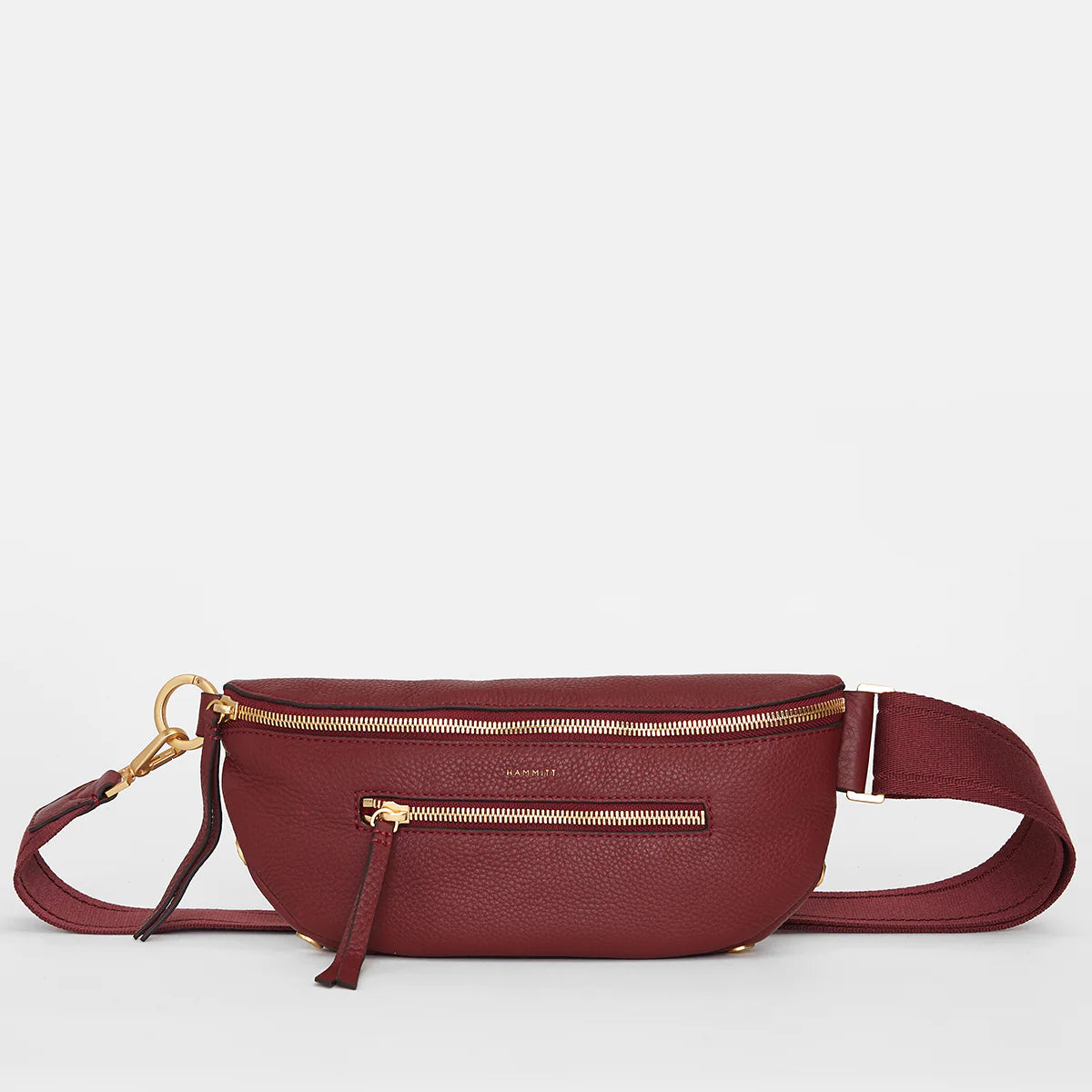 Hammitt Charles Leather Belt Bag in Pomodoro Red - A. Dodson's