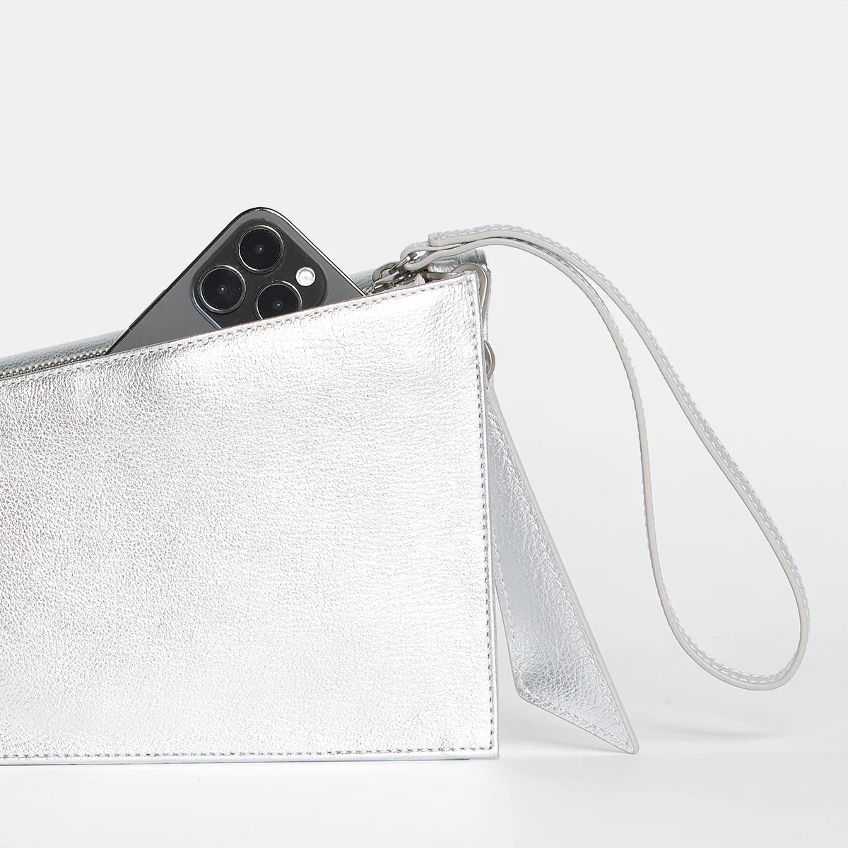 Hammitt Curtis Shoulder Bag in Sidewalk Silver - A. Dodson's