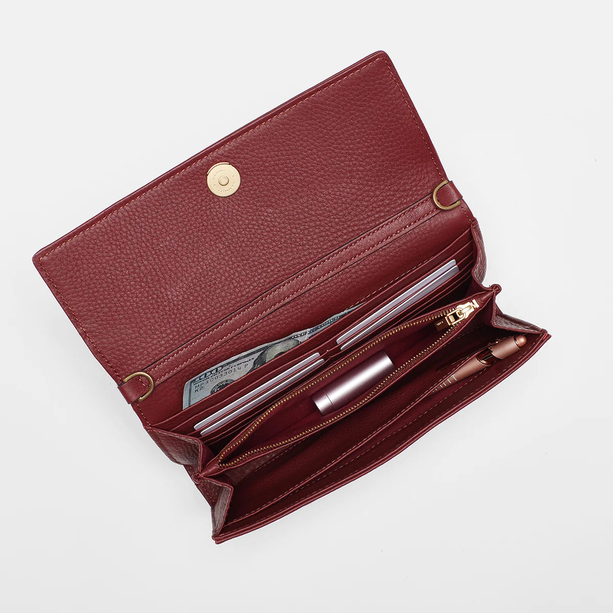 Hammitt AJ Crossbody Clutch in Pomodoro Red - A. Dodson's