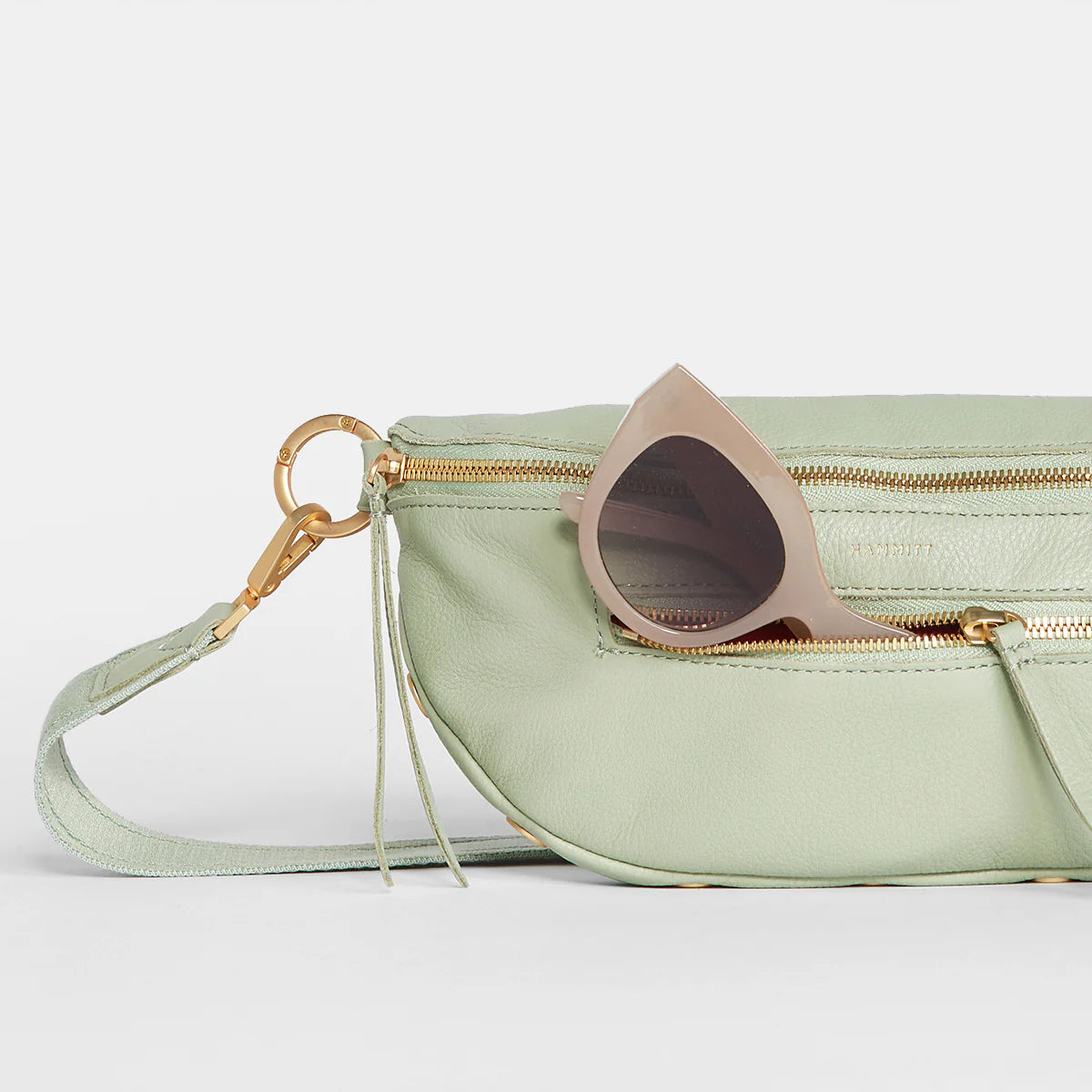 Hammitt CHARLES CROSSBODY MED Cypress Sage/Brushed Gold - A. Dodson's