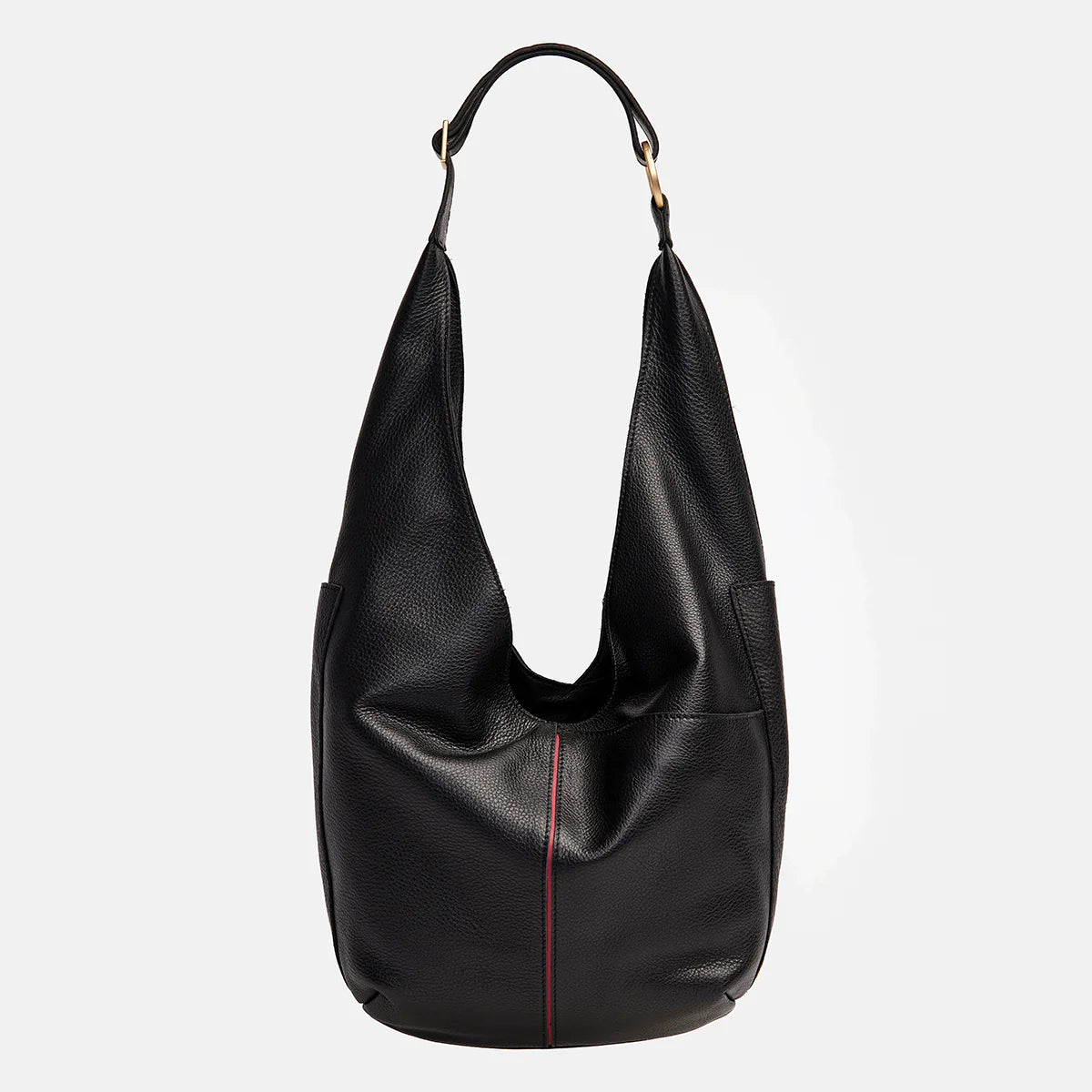 Red Leather Bag Soft Leather Bag Leather Hobo Bag MEDIUM 