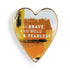 Be Brave Art Heart Trinket Dish By Demdaco - A. Dodson's