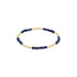 blissful pattern 2.5mm bead bracelet - lapis by enewton