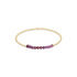 gold bliss 2mm bead bracelet - ruby by enewton