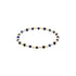 gemstone gold sincerity pattern 3mm bead bracelet - lapis by enewton